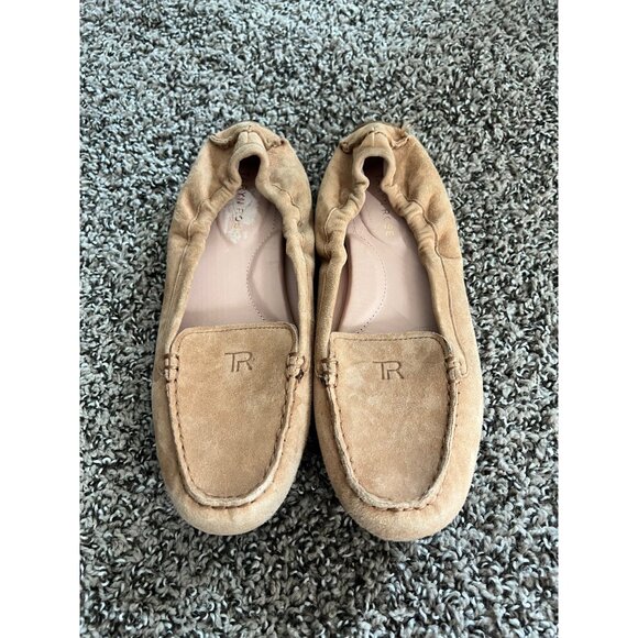 Taryn Rose "Kristine" Tan leather Loafers size 9 - Picture 1 of 7